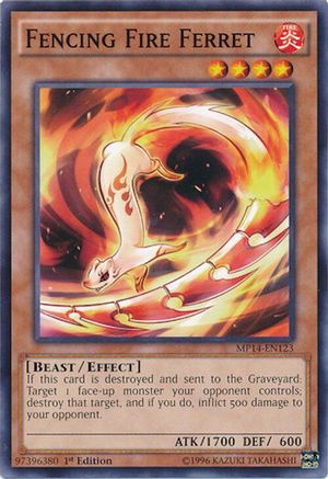 Fencing Fire Ferret (Common) (MP14-EN123) - 2014 Mega-Tins Mega Pack 1st Edition