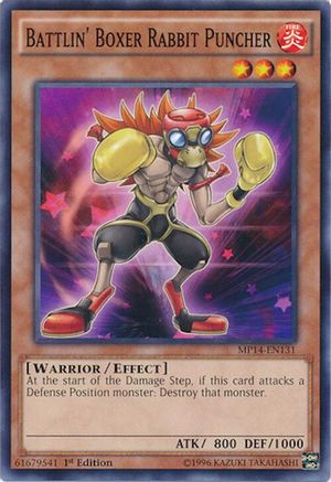 Battlin' Boxer Rabbit Puncher (Common) (MP14-EN131) - 2014 Mega-Tins Mega Pack 1st Edition