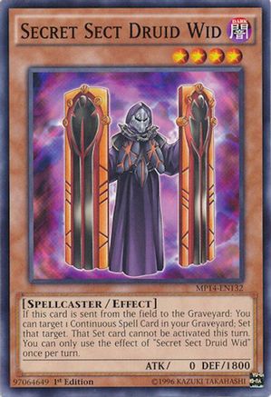 Secret Sect Druid Wid (Common) (MP14-EN132) - 2014 Mega-Tins Mega Pack 1st Edition