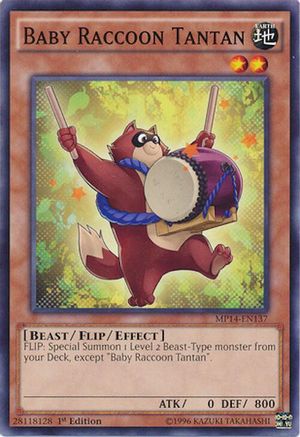 Baby Raccoon Tantan (Common) (MP14-EN137) - 2014 Mega-Tins Mega Pack Unlimited
