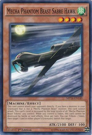 Mecha Phantom Beast Sabre Hawk (Common) (MP14-EN149) - 2014 Mega-Tins Mega Pack Unlimited
