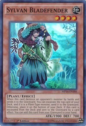 Sylvan Bladefender (Super Rare) (MP14-EN186) - 2014 Mega-Tins Mega Pack Unlimited
