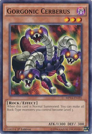 Gorgonic Cerberus (Common) (MP14-EN195) - 2014 Mega-Tins Mega Pack 1st Edition