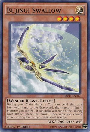 Bujingi Swallow (Common) (MP14-EN209) - 2014 Mega-Tins Mega Pack 1st Edition