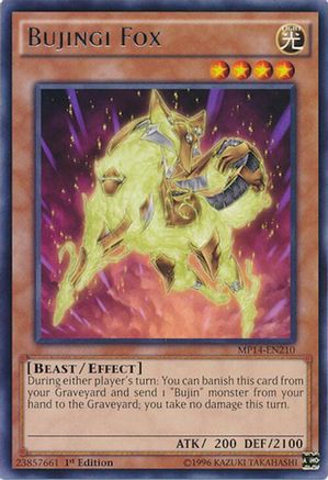 Bujingi Fox (Rare) (MP14-EN210) - 2014 Mega-Tins Mega Pack 1st Edition