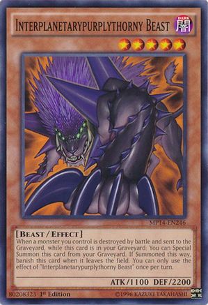Interplanetarypurplythorny Beast (Common) (MP14-EN246) - 2014 Mega-Tins Mega Pack 1st Edition