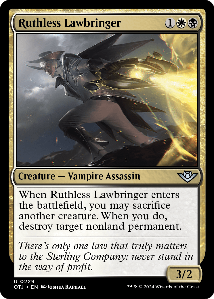 Ruthless Lawbringer (OTJ-229) [Outlaws of Thunder Junction] Foil