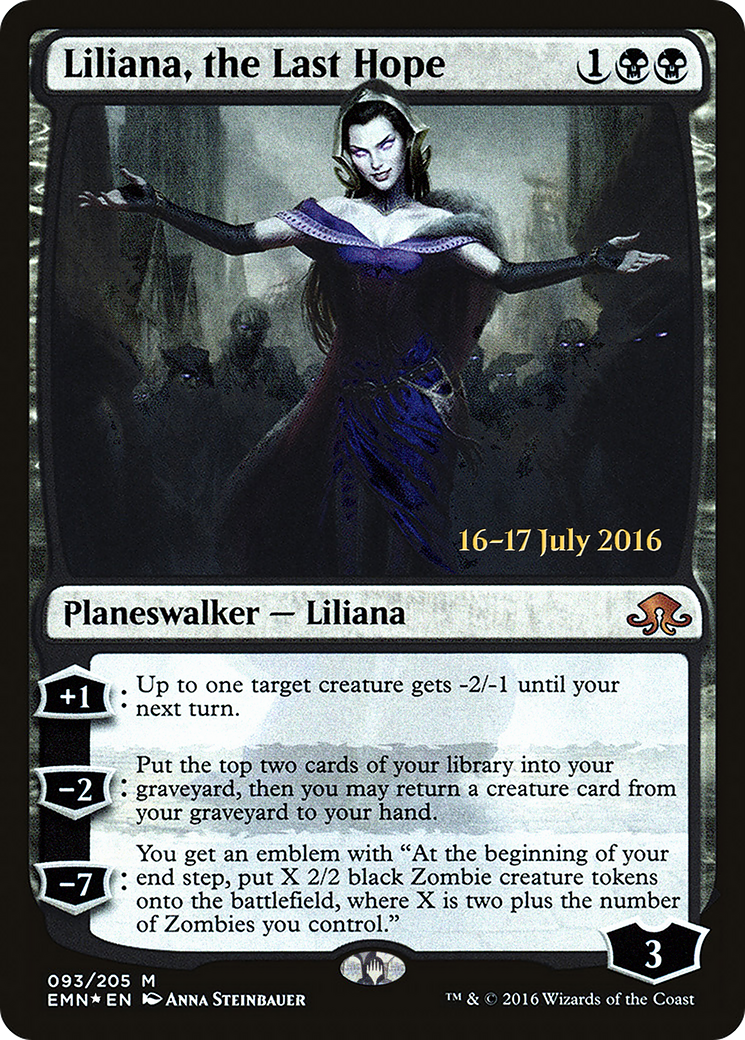 Liliana, the Last Hope (PRE-093) [Eldritch Moon Promos] Foil