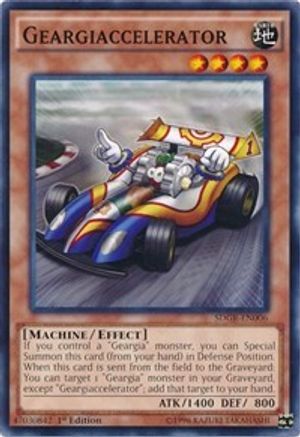 Geargiaccelerator (Common) (SDGR-EN006) - Structure Deck: Geargia Rampage 1st Edition