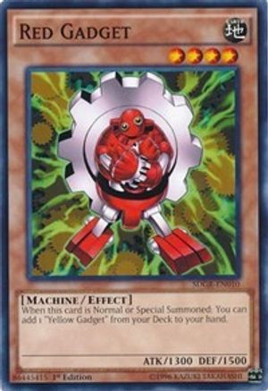 Red Gadget (Common) (SDGR-EN010) - Structure Deck: Geargia Rampage 1st Edition