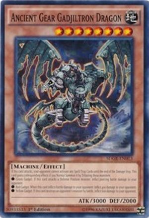 Ancient Gear Gadjiltron Dragon (Common) (SDGR-EN013) - Structure Deck: Geargia Rampage 1st Edition