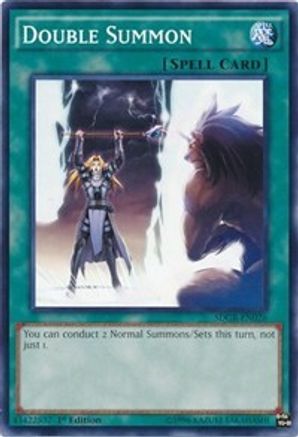 Double Summon (Common) (SDGR-EN026) - Structure Deck: Geargia Rampage 1st Edition