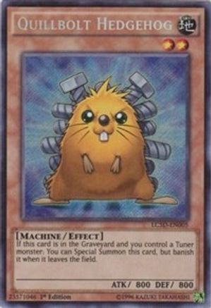 Quillbolt Hedgehog (Secret Rare) (LC5D-EN005) - Legendary Collection 5D's 1st Edition