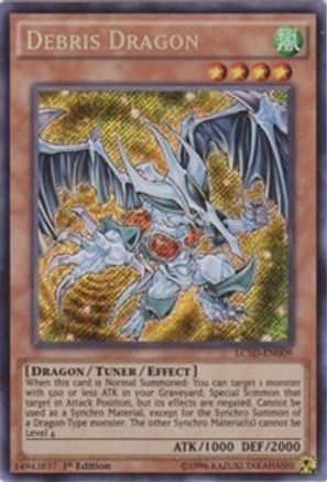Debris Dragon (Secret Rare) (LC5D-EN009) - Legendary Collection 5D's 1st Edition