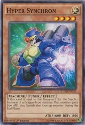 Hyper Synchron (Common) (LC5D-EN010) - Legendary Collection 5D's 1st Edition