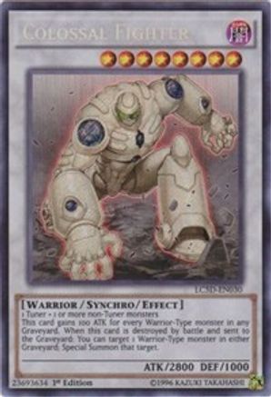Colossal Fighter (Secret Rare) (LC5D-EN030) - Legendary Collection 5D's 1st Edition