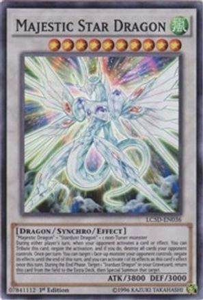 Majestic Star Dragon (Super Rare) (LC5D-EN036) - Legendary Collection 5D's 1st Edition