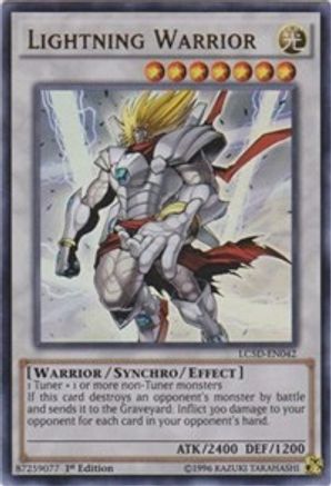 Lightning Warrior (Ultra Rare) (LC5D-EN042) - Legendary Collection 5D's 1st Edition