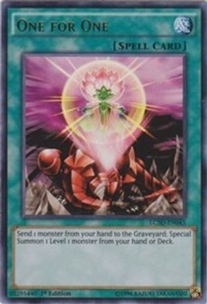 One for One (Ultra Rare) (LC5D-EN045) - Legendary Collection 5D's 1st Edition