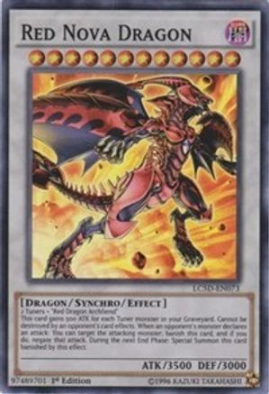 Red Nova Dragon (Super Rare) (LC5D-EN073) - Legendary Collection 5D's 1st Edition