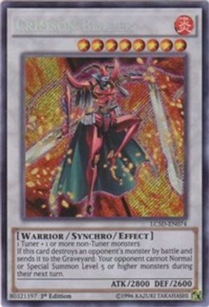 Crimson Blader (Secret Rare) (LC5D-EN074) - Legendary Collection 5D's 1st Edition