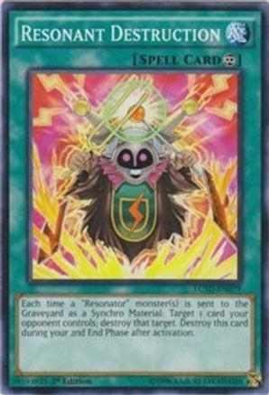 Resonant Destruction (Common) (LC5D-EN079) - Legendary Collection 5D's 1st Edition