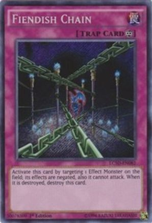 Fiendish Chain (Secret Rare) (LC5D-EN082) - Legendary Collection 5D's 1st Edition