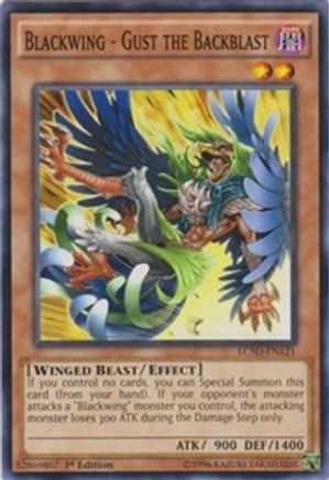 Blackwing - Gust the Backblast (Common) (LC5D-EN121) - Legendary Collection 5D's 1st Edition