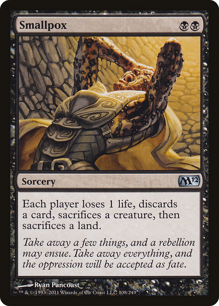 Smallpox (M12-108) [Magic 2012] Foil