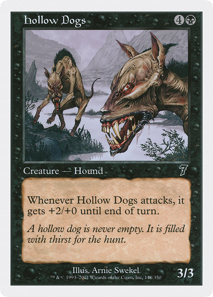Hollow Dogs (7ED-141) [7th Edition] Foil