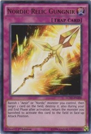 Nordic Relic Gungnir (Ultra Rare) (LC5D-EN200) - Legendary Collection 5D's 1st Edition