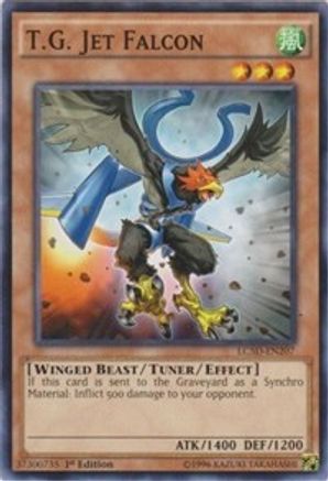 T.G. Jet Falcon (Common) (LC5D-EN207) - Legendary Collection 5D's 1st Edition