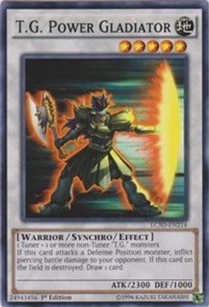 T.G. Power Gladiator (Common) (LC5D-EN214) - Legendary Collection 5D's 1st Edition