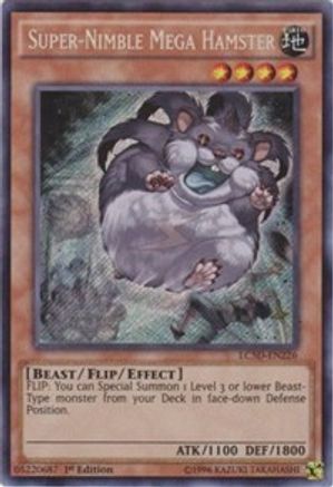 Super-Nimble Mega Hamster (Secret Rare) (LC5D-EN226) - Legendary Collection 5D's 1st Edition