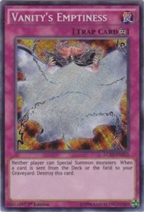 Vanity's Emptiness (Secret Rare) (LC5D-EN253) - Legendary Collection 5D's 1st Edition