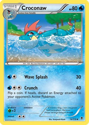 Croconaw (016/119) [XY  Phantom Forces] - Uncommon