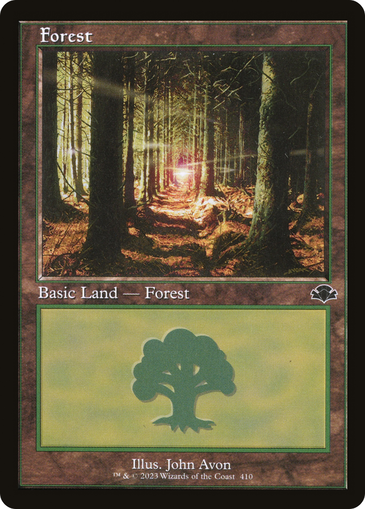 Forest (DMR-410) (Retro Frame) [Dominaria Remastered]