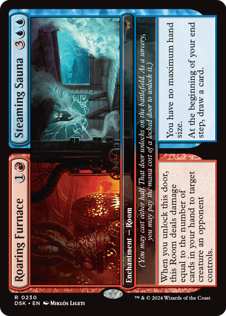 Roaring Furnace // Steaming Sauna (DSK-230) [Duskmourn: House of Horror] Foil