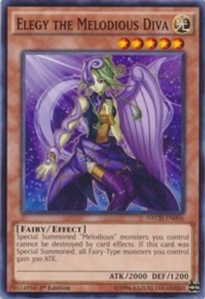 Elegy the Melodious Diva (Common) (NECH-EN006) - The New Challengers Unlimited
