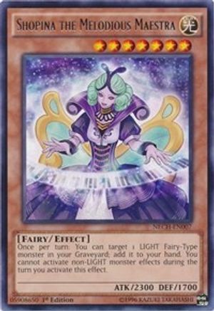 Shopina the Melodious Maestra (Rare) (NECH-EN007) - The New Challengers Unlimited