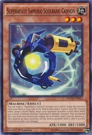 Superheavy Samurai Soulbang Cannon (Common) (NECH-EN013) - The New Challengers Unlimited