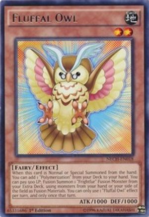 Fluffal Owl (Rare) (NECH-EN018) - The New Challengers Unlimited