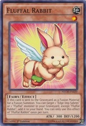 Fluffal Rabbit (Common) (NECH-EN020) - The New Challengers 1st Edition
