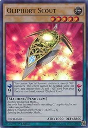 Qliphort Scout (Ultra Rare) (NECH-EN021) - The New Challengers Unlimited