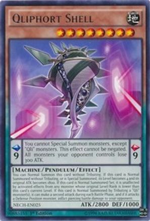 Qliphort Shell (Rare) (NECH-EN025) - The New Challengers Unlimited