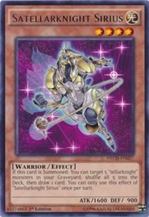 Satellarknight Sirius (Rare) (NECH-EN027) - The New Challengers Unlimited