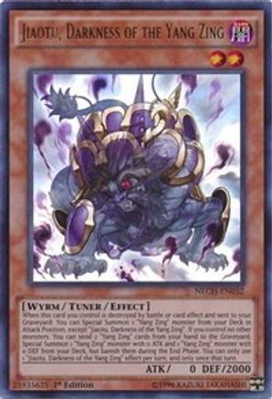 Jiaotu, Darkness of the Yang Zing (Ultra Rare) (NECH-EN032) - The New Challengers Unlimited