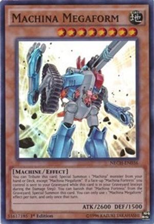 Machina Megaform (Super Rare) (NECH-EN036) - The New Challengers 1st Edition