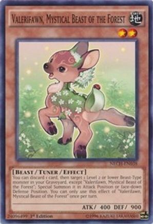 Valerifawn, Mystical Beast of the Forest (Common) (NECH-EN038) - The New Challengers 1st Edition