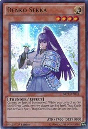 Denko Sekka (Ultra Rare) (NECH-EN041) - The New Challengers 1st Edition